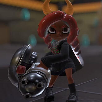 In-Game screenshot of my Splatoon Avi with the Nautilus 47